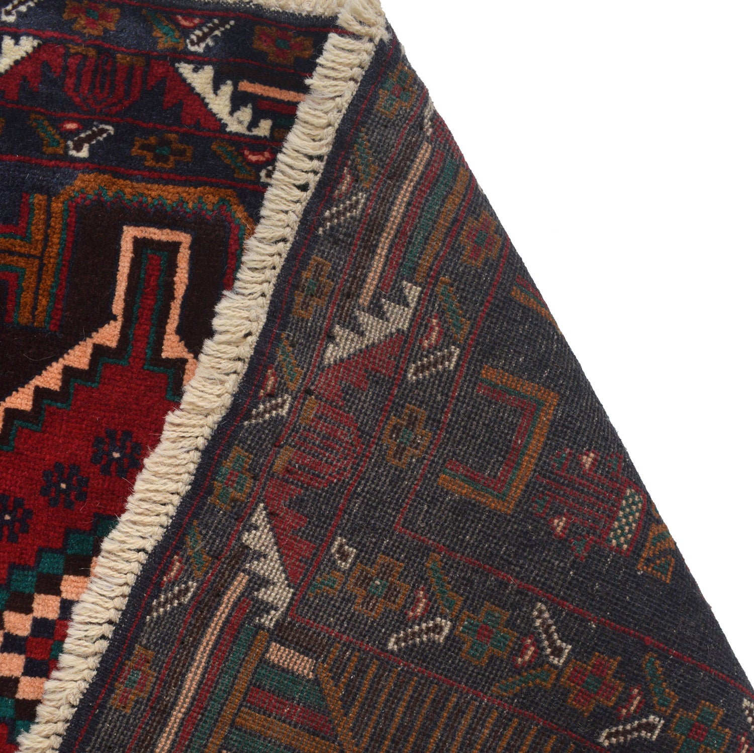 Traditional Baloch Rug 3' 10" x 6' 3" ft / 118 x 191 cm - No. G23714