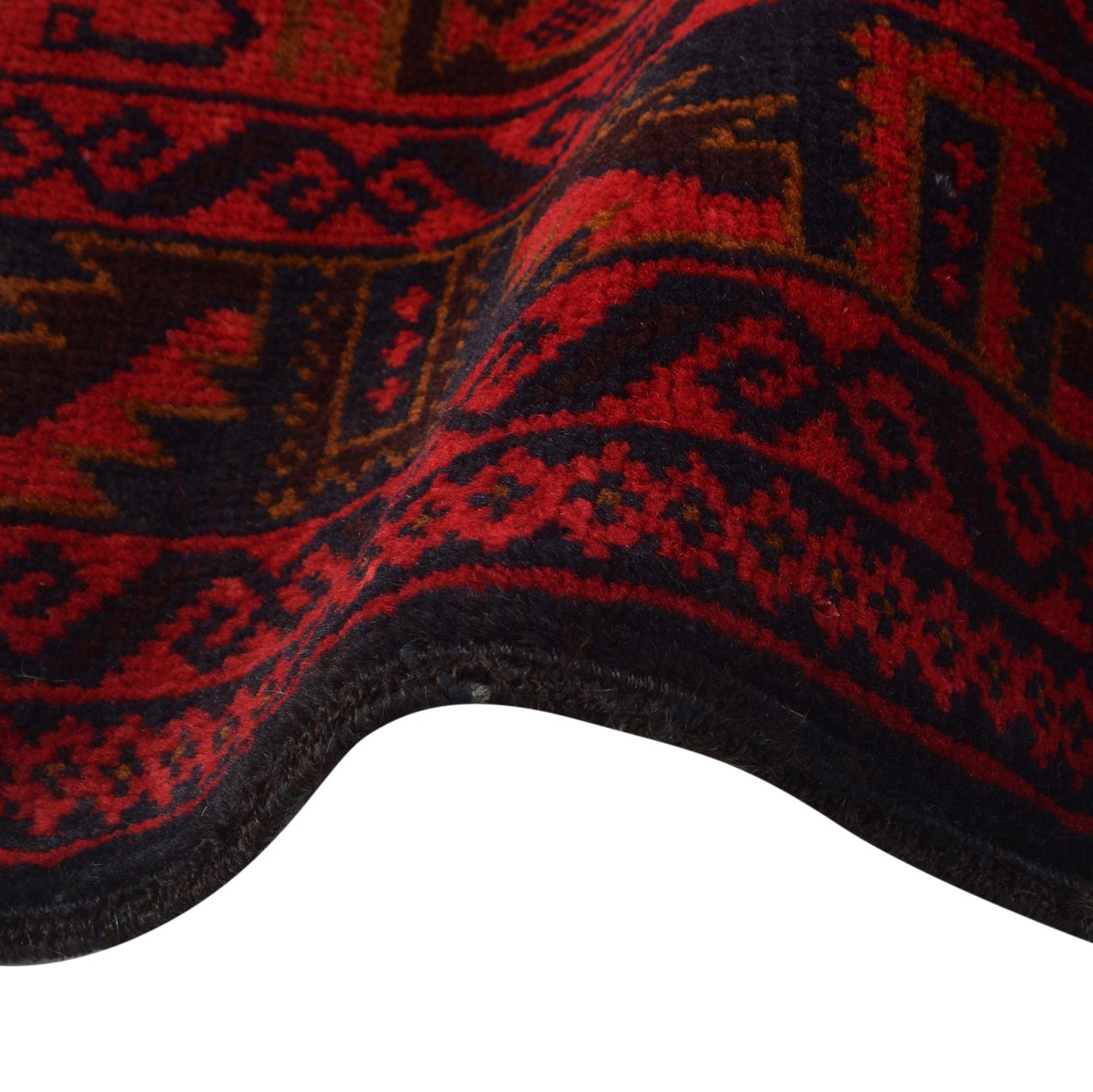 Red Color Baluchi Rug 4' 4" x 6' 10" ft / 133 x 208 cm - No. G23715