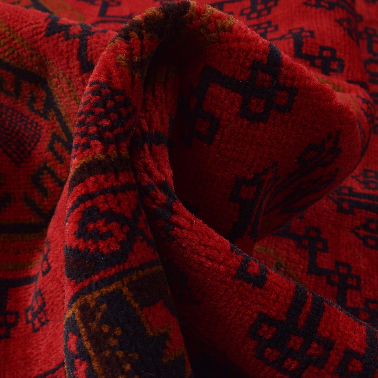 Red Color Baluchi Rug 4' 4" x 6' 10" ft / 133 x 208 cm - No. G23715