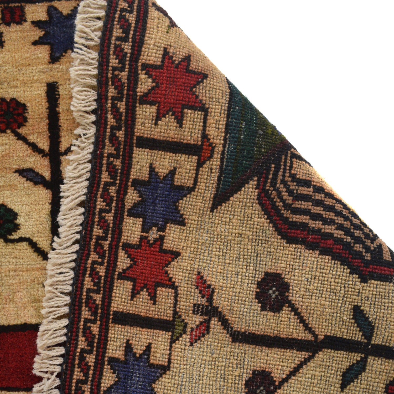 Handmade Picture Area Rug 2' 9" x 3' 10" ft / 85 x 117 cm - No. G23721