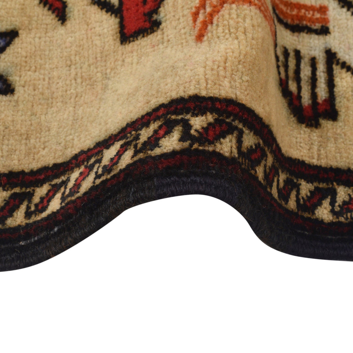 Handmade Picture Area Rug 2' 9" x 3' 10" ft / 85 x 117 cm - No. G23721