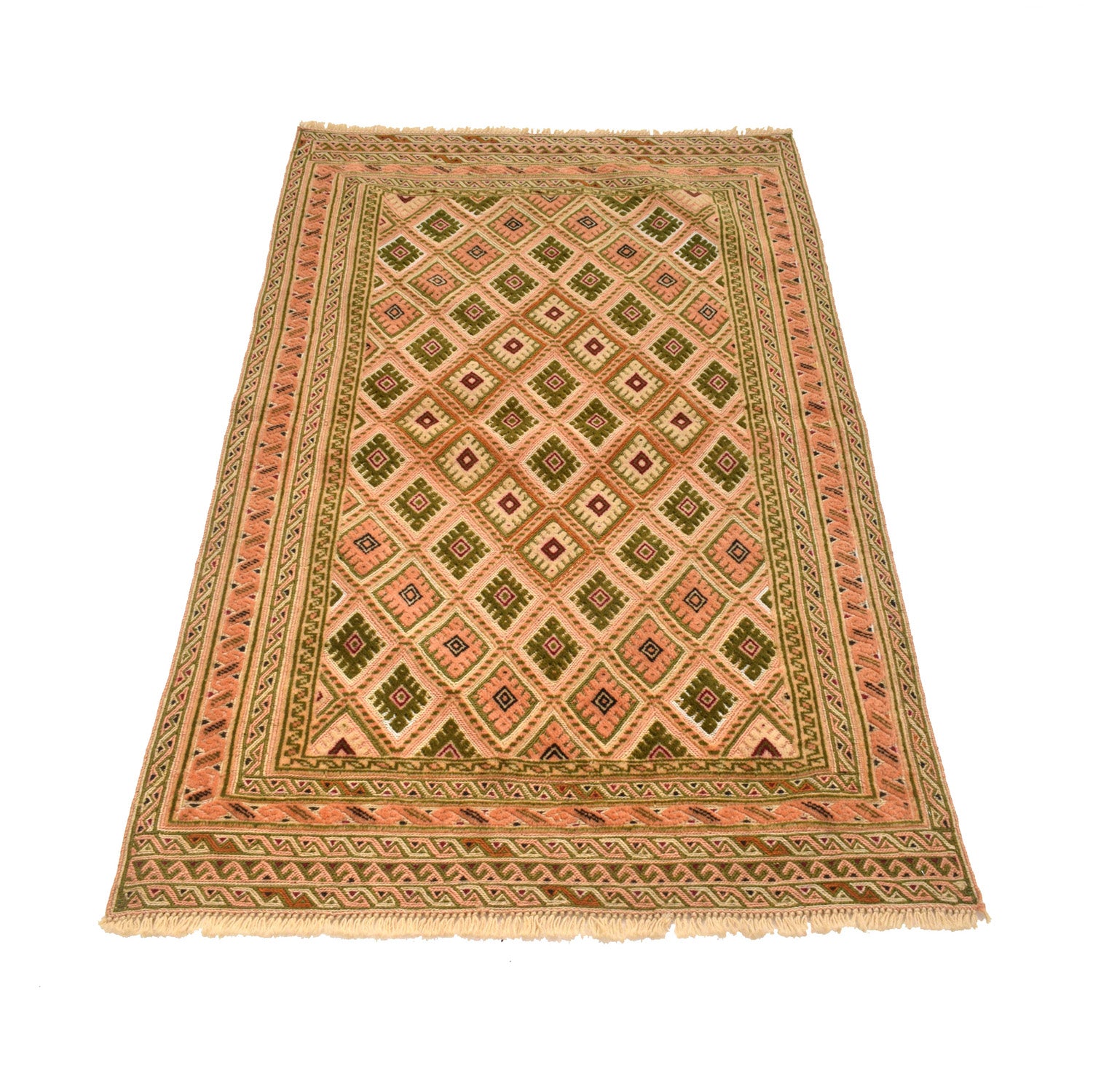 Handmade Nakhunak Kilim Rug 2' 9" x 4' 2" ft / 84 x 126 cm - No. G23725