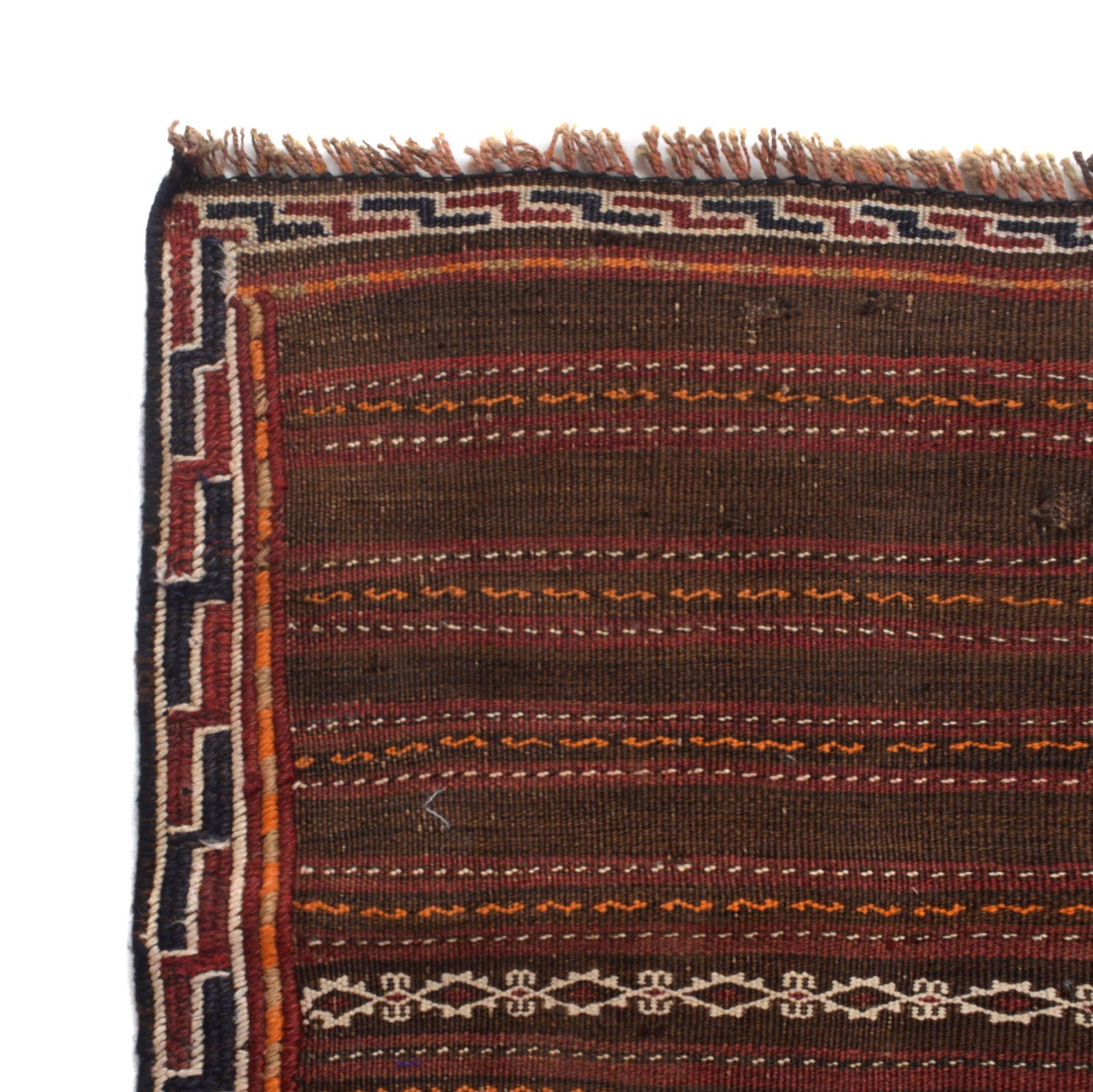 Traditional Flat Weave Kilim 5' 1" x 7' 8" ft / 156 x 233 cm - No. G23730