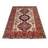 Hand Knotted Kazak Oriental Rug 4' 3" x 6' 2" ft / 129 x 189 cm - No. G24119