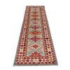 Hand knotted Kazak Runner Rugs 2' 6" x 9' 6" ft / 76 x 290 cm - No. G24121