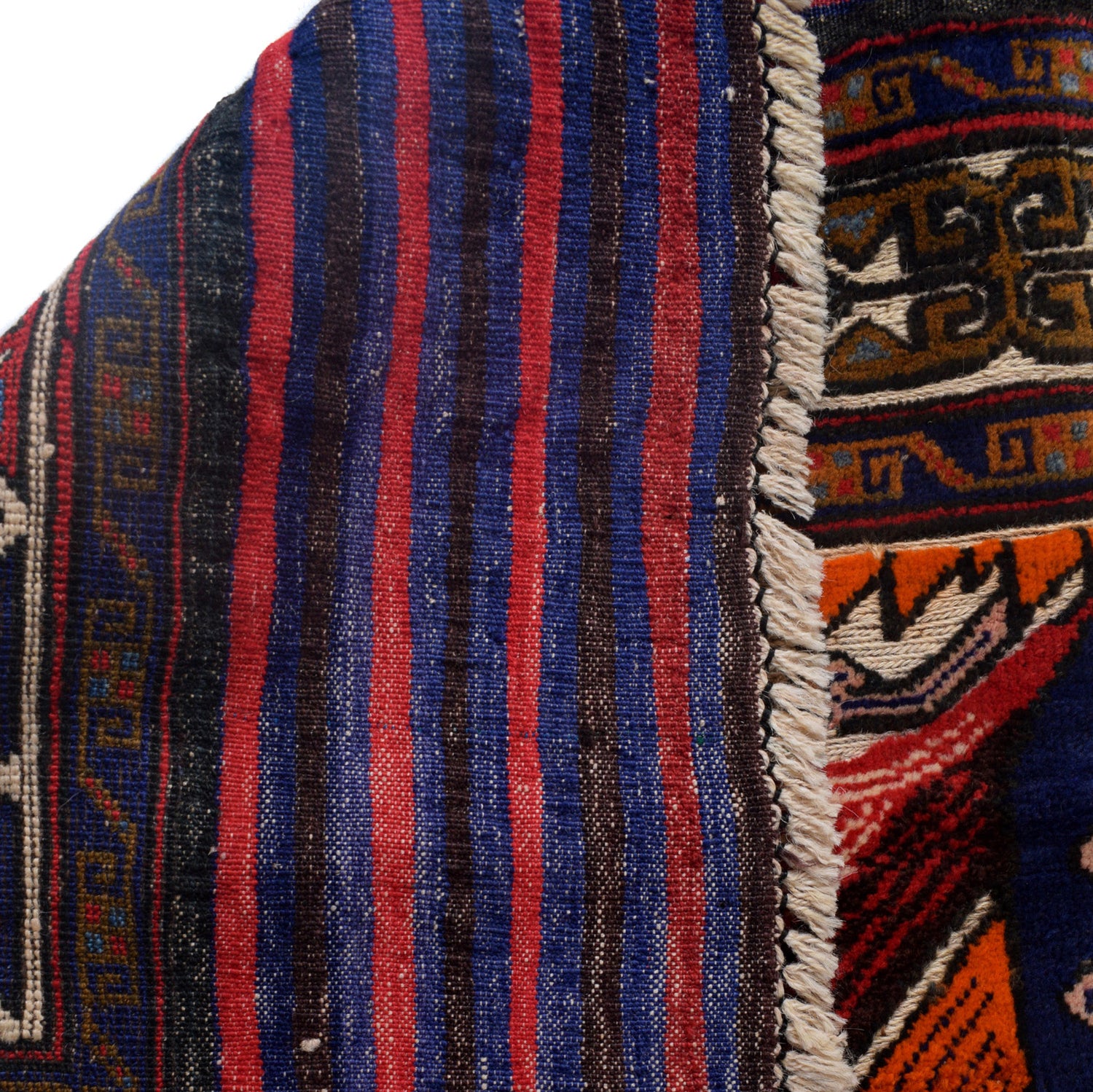 Handmade Barjista Kilim Rug 3' 10" x 6' 1" ft / 116 x 186 cm - No. G24187