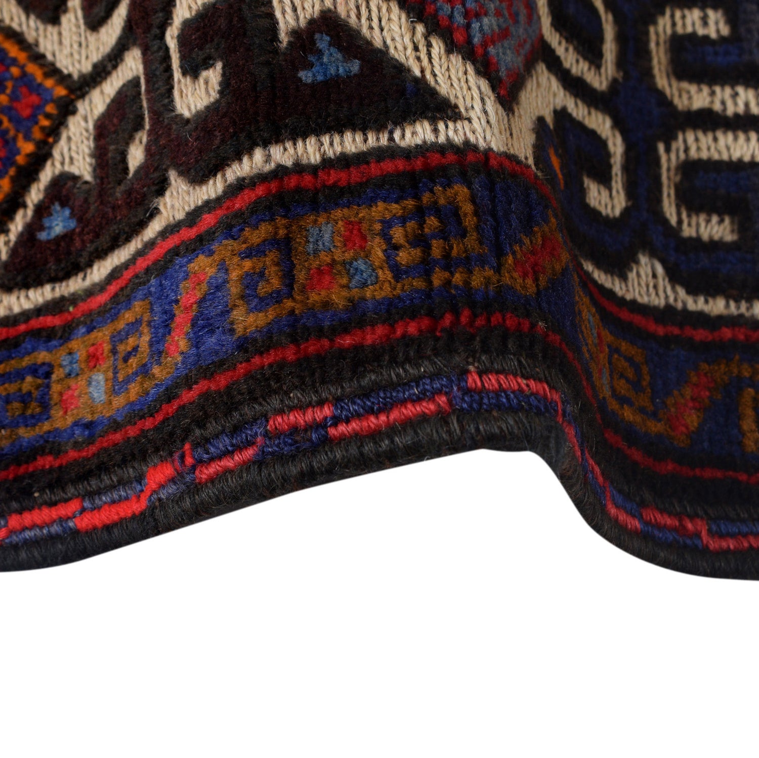 Handmade Barjista Kilim Rug 3' 10" x 6' 1" ft / 116 x 186 cm - No. G24187