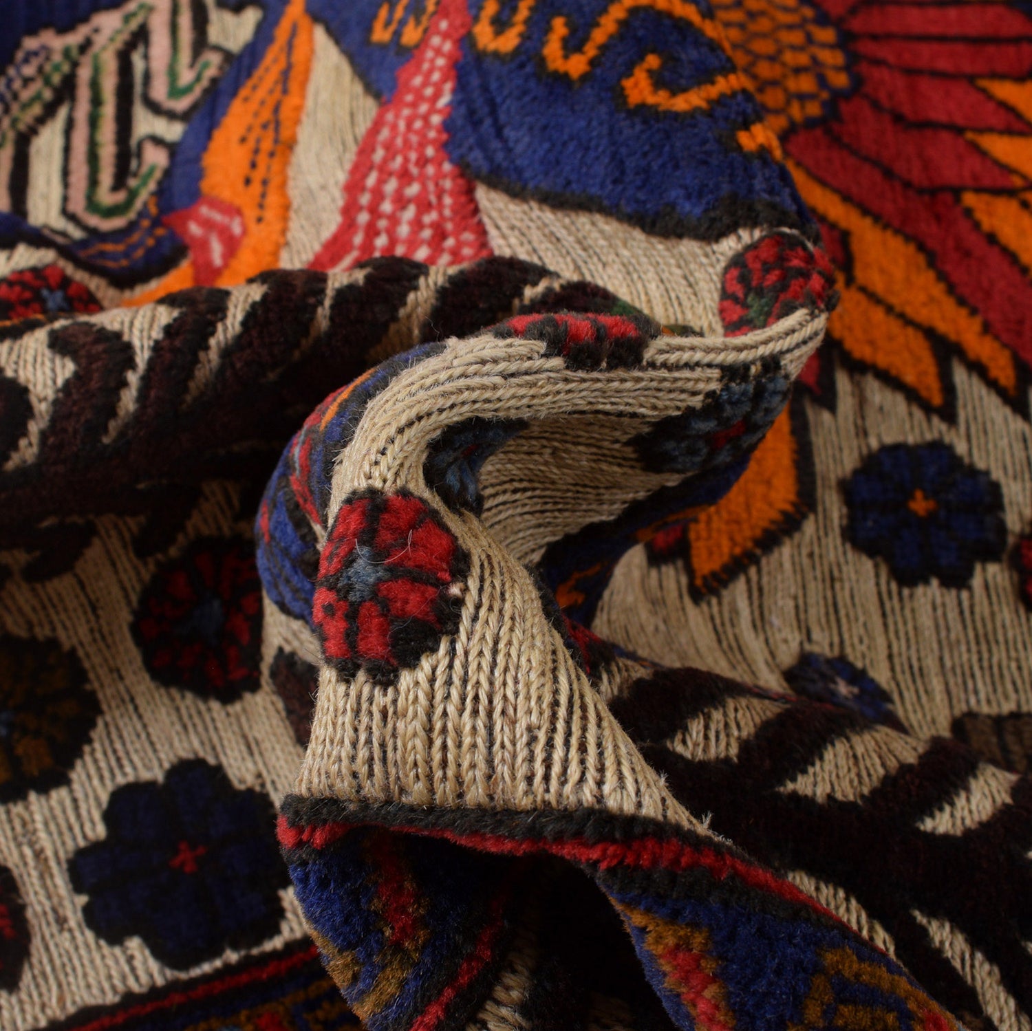 Handmade Barjista Kilim Rug 3' 10" x 6' 1" ft / 116 x 186 cm - No. G24187