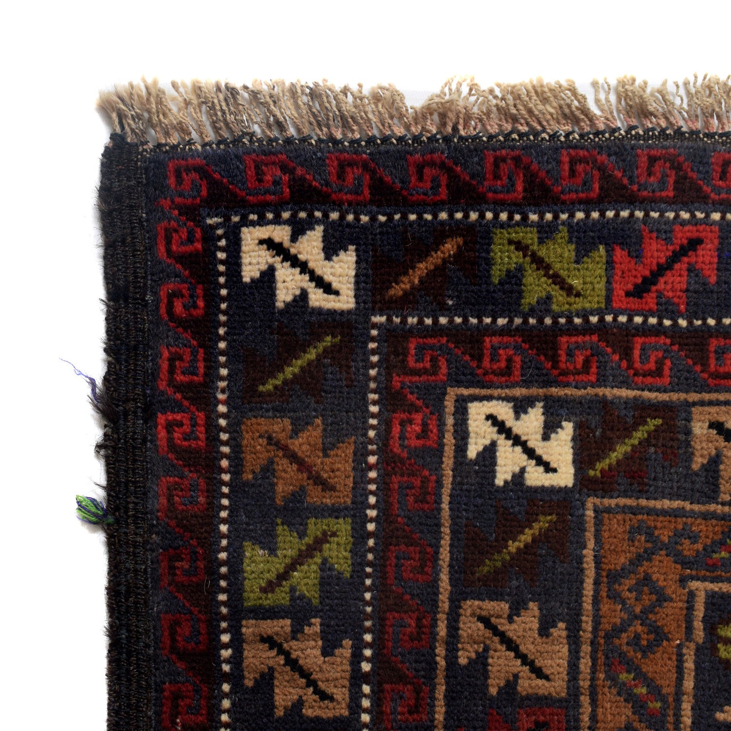 Handmade Baluchi Rug 4' 0" x 6' 1" ft / 122 x 186 cm - No. G24202