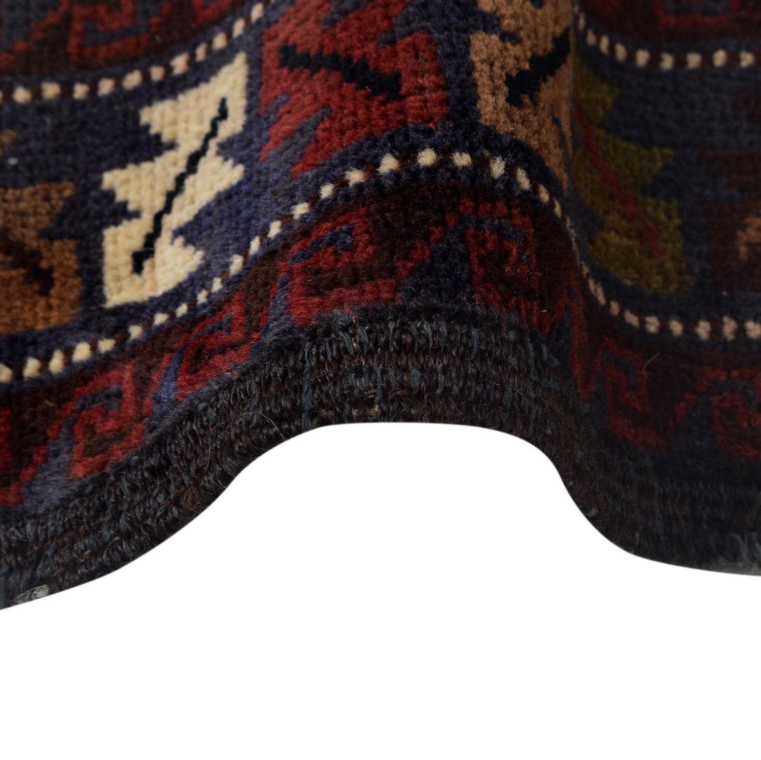 Handmade Baluchi Rug 4' 0" x 6' 1" ft / 122 x 186 cm - No. G24202