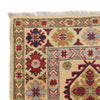 Handmade Kazak Area Rug 4' 0" x 6' 0" ft / 122 x 183 cm - No. G24274