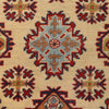 Handmade Kazak Area Rug 4' 0" x 6' 0" ft / 122 x 183 cm - No. G24274