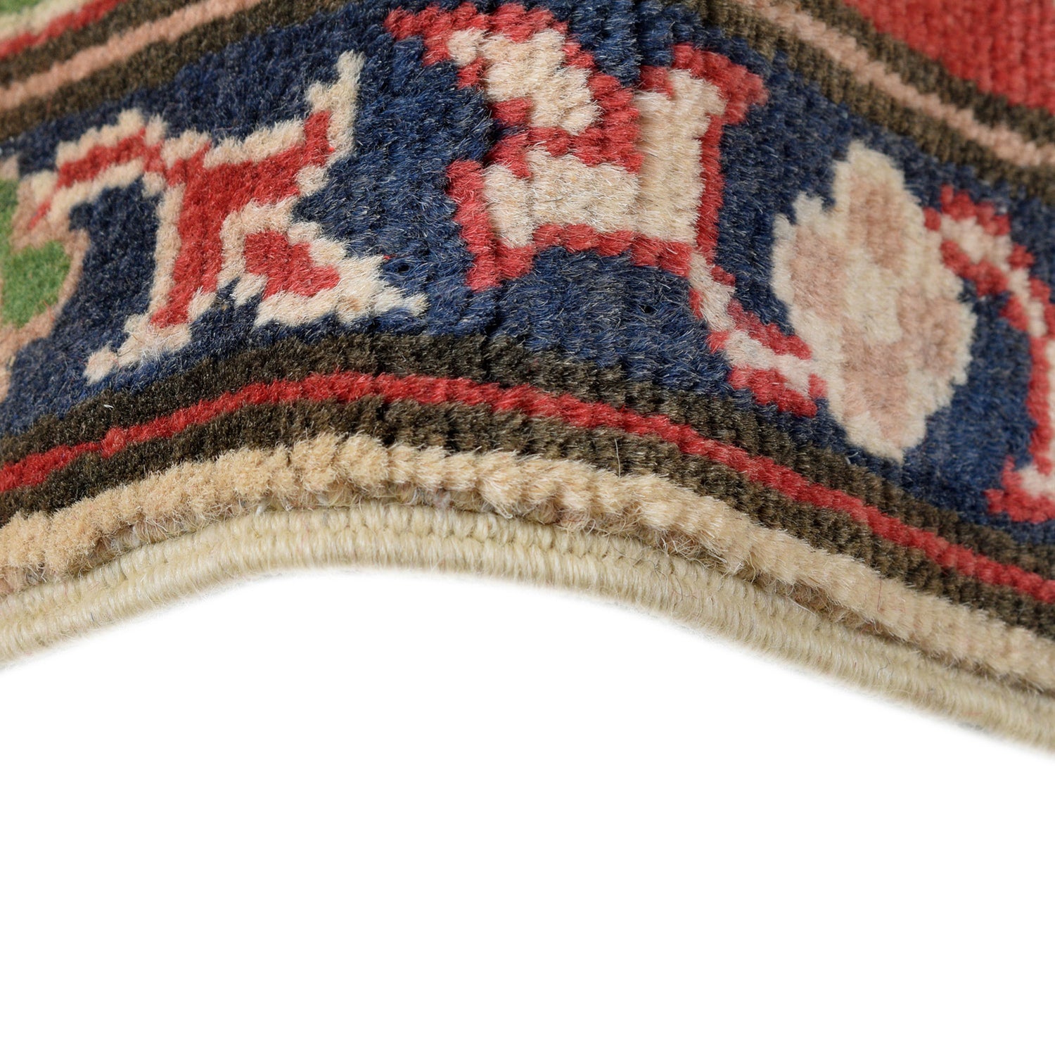 Ivory Color Kazak Rug 5' 0" x 6' 5" ft / 153 x 196 cm - No. G24275