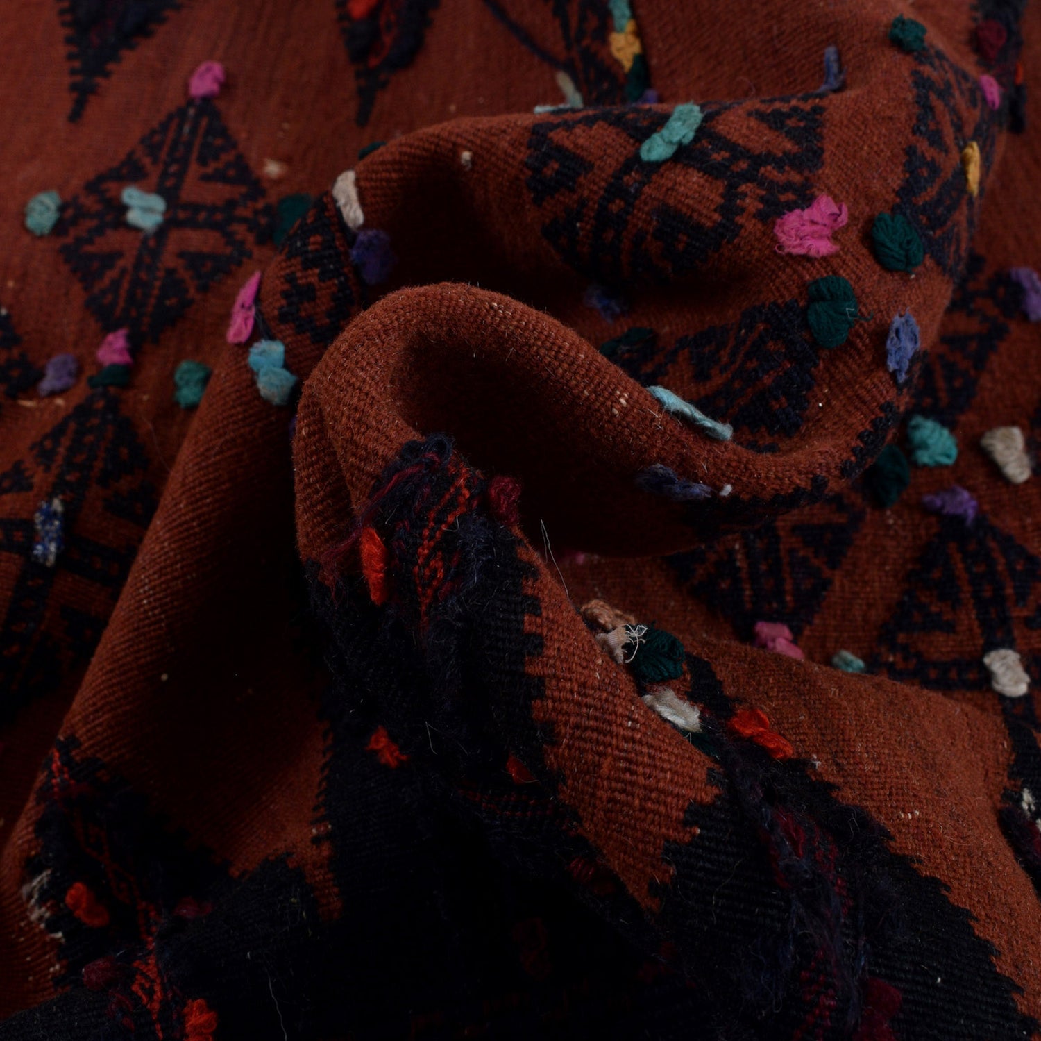 Flatweave Table Sheet Runner 2' 7" x 4' 11" ft / 79 x 149 cm - No. G24347