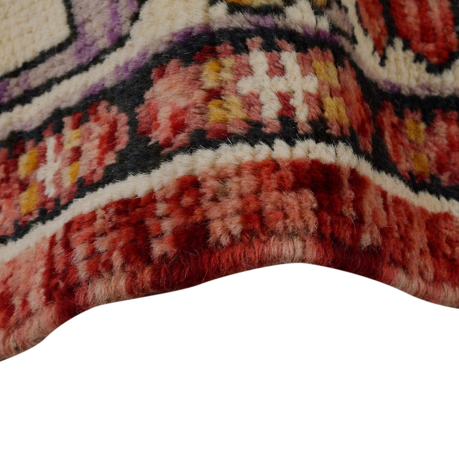 Black Color Shiraz Carpet 8' 4" x 9' 9" ft / 255 x 297 cm - No. G24357