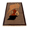 Hand Made Animal Pictorial Area Carpet 2' 9" x 4' 3" ft / 83 x 129 cm - No. G24427