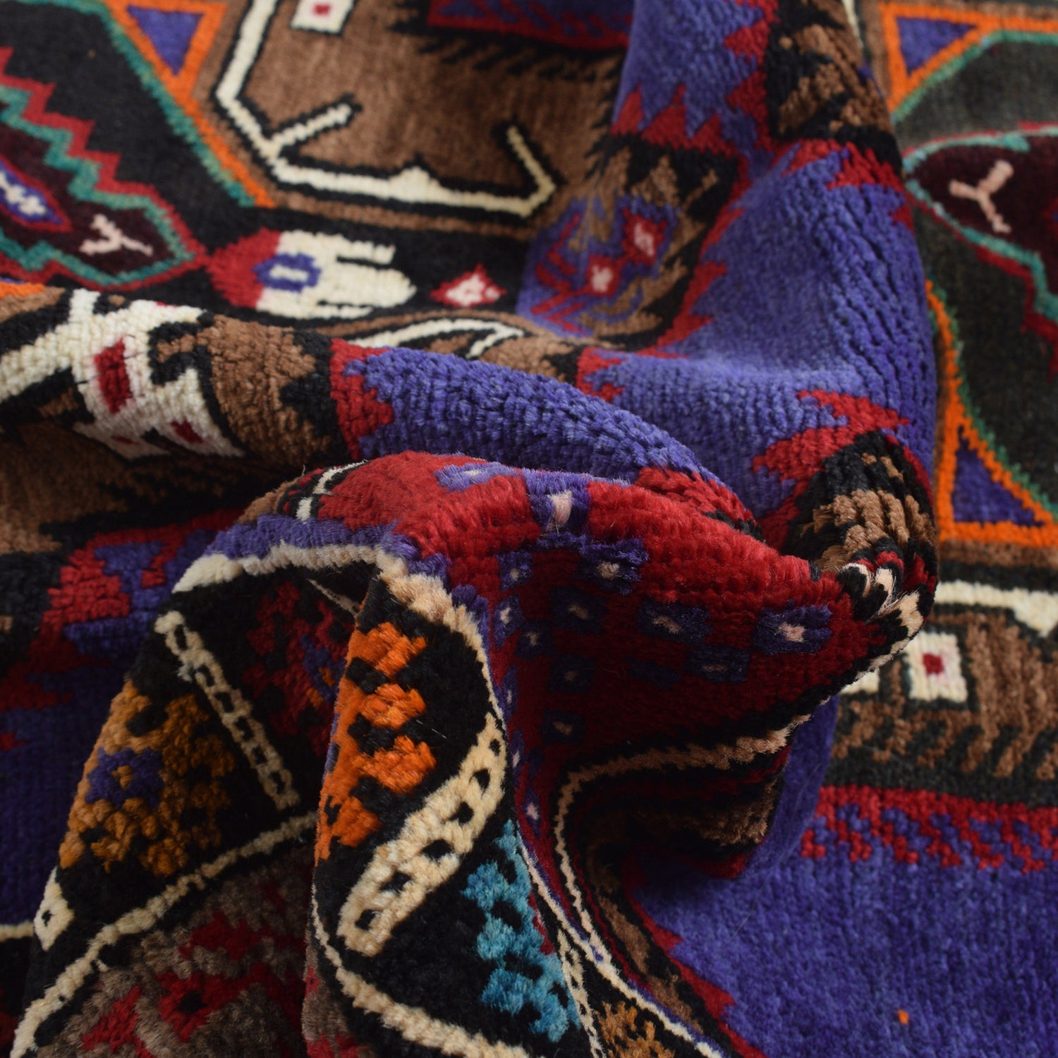 Handmade Baluchi Rug 3' 10" x 6' 0" ft / 118 x 184 cm - No. G24437