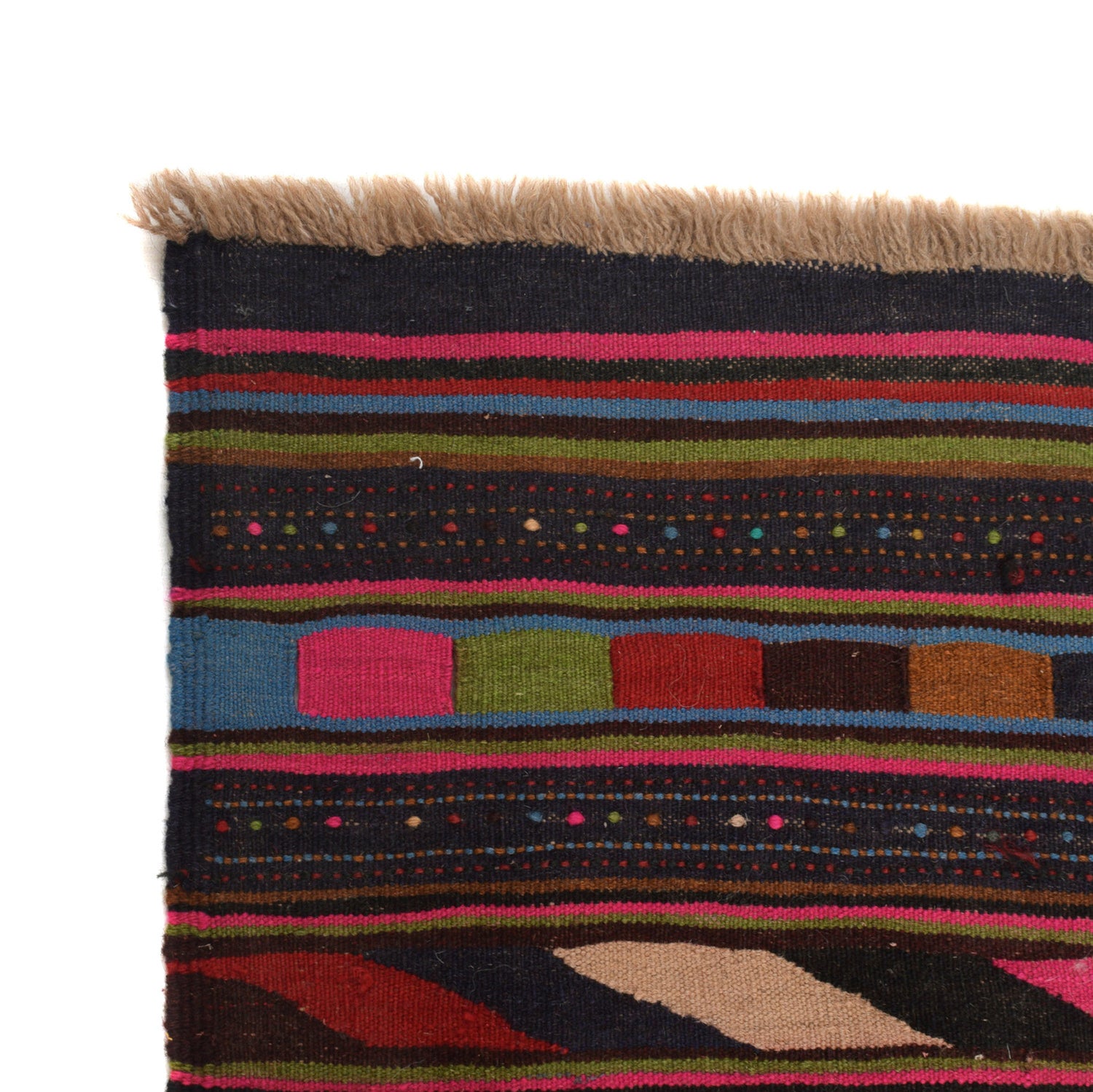 Handmade Table Sheet Kilim Runner 3' 1" x 5' 1" ft / 94 x 156 cm - No. G24439