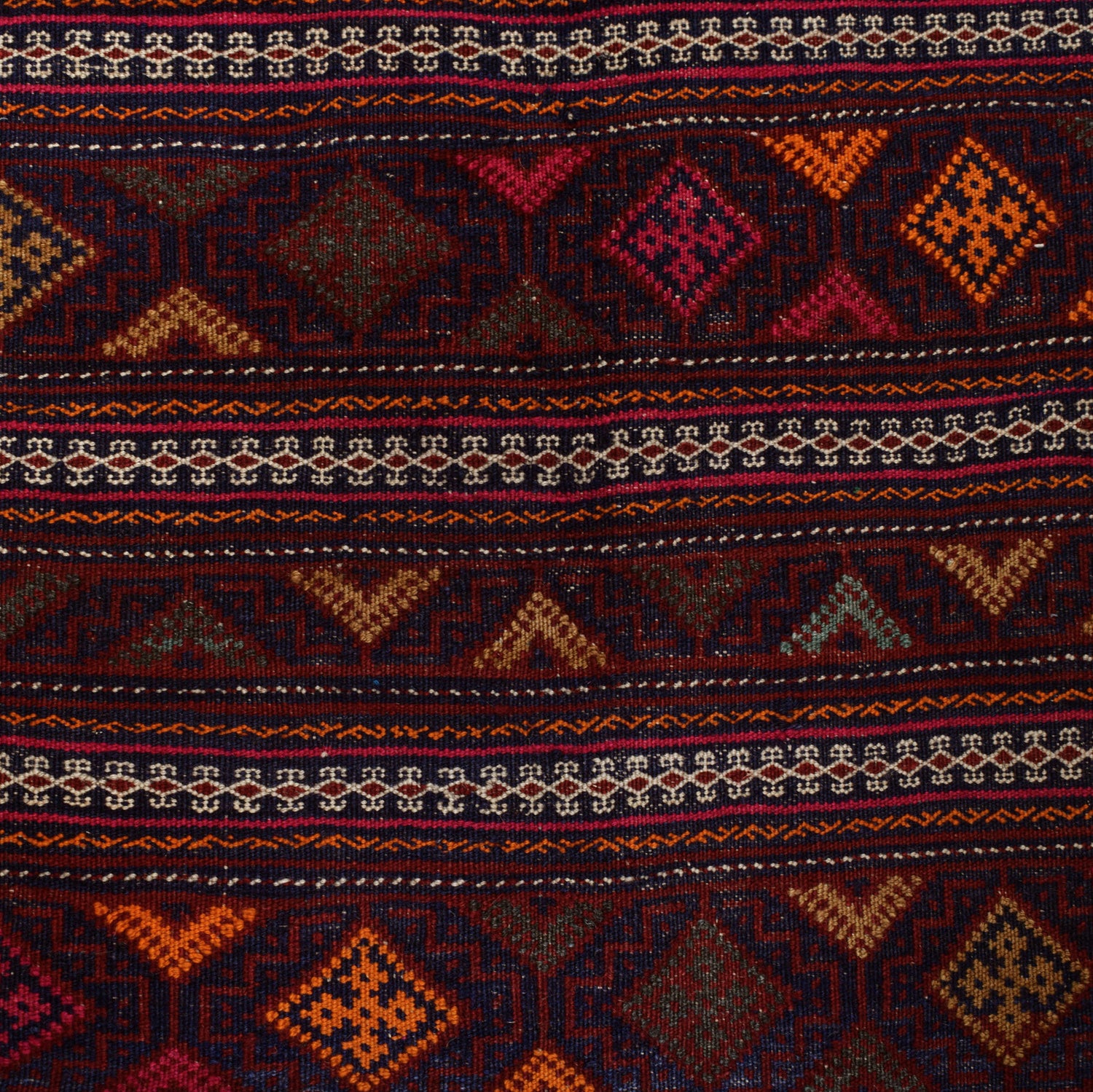 Afghan Laghari Kilim 4' 9" x 7' 1" ft / 146 x 217 cm - No. G24442