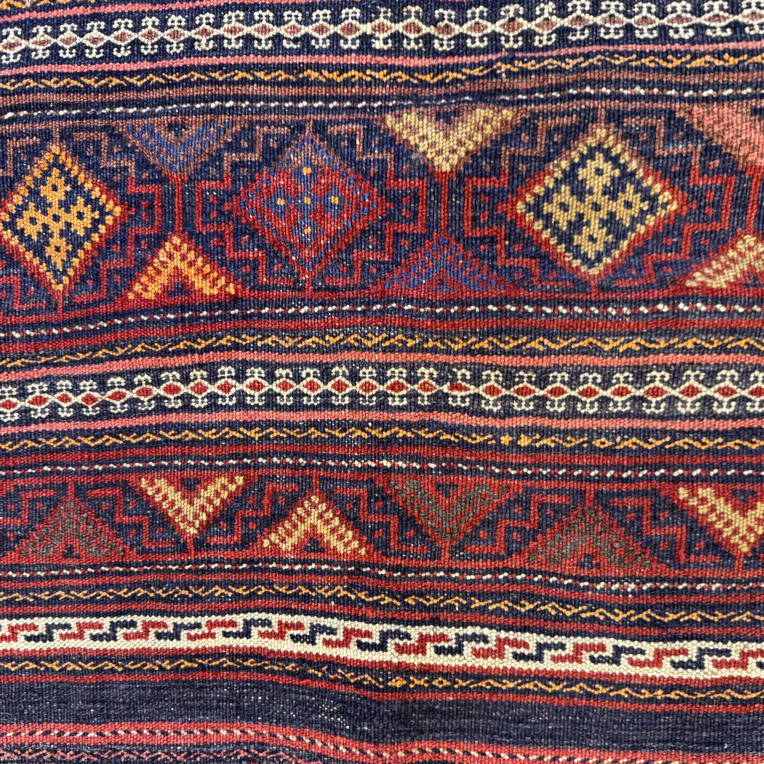 Afghan Laghari Kilim 4' 9" x 7' 1" ft / 146 x 217 cm - No. G24442