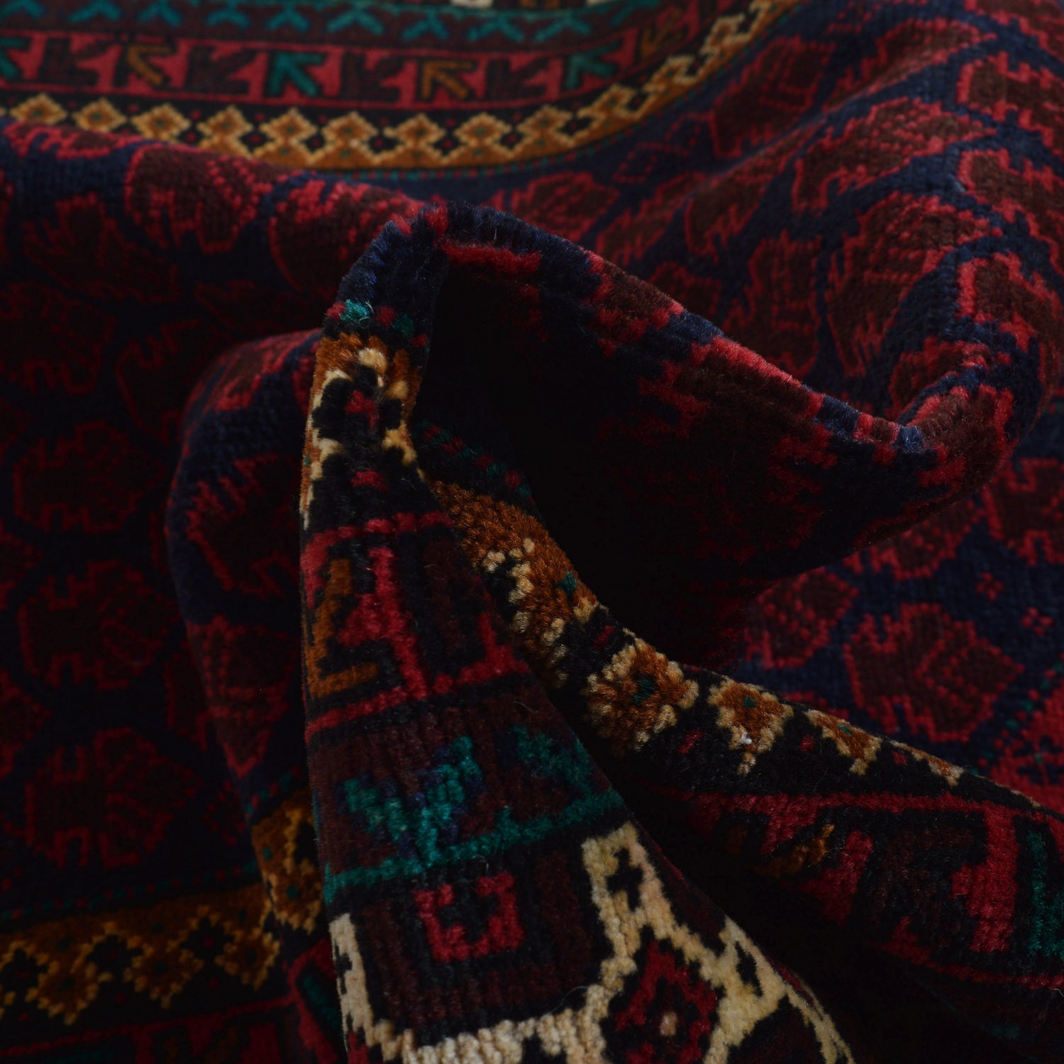 Red Color Prayer Rug 3' 1" x 5' 3" ft / 93 x 160 cm - G24444