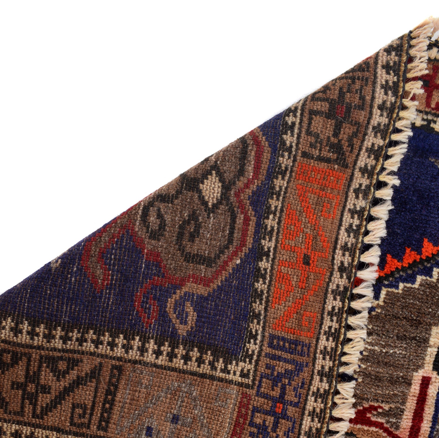 Handmade Baluchi Rug 3' 11" x 6' 2" ft / 119 x 187 cm - No. G24454