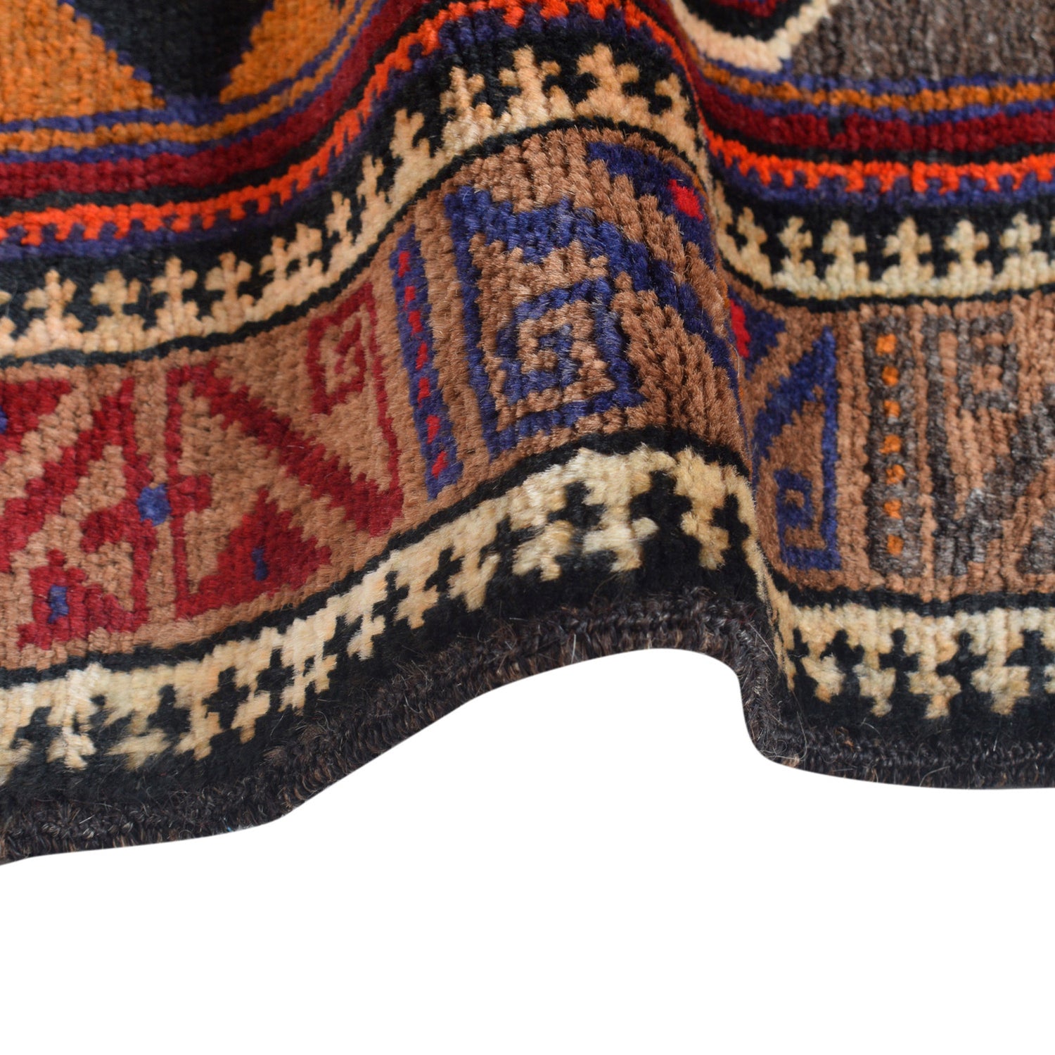 Handmade Baluchi Rug 3' 11" x 6' 2" ft / 119 x 187 cm - No. G24454