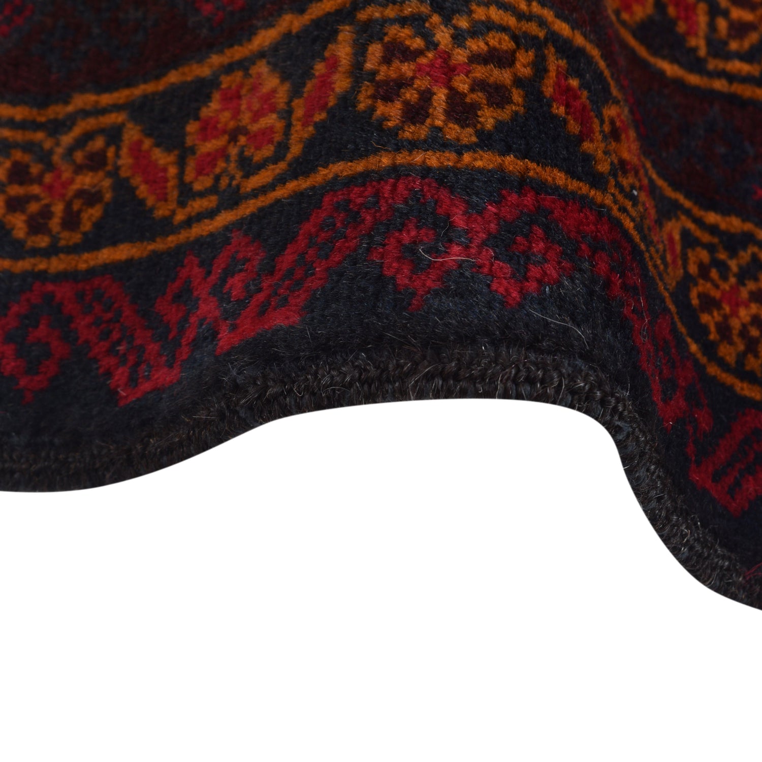 Red Color Baluchi Rug 3' 1" x 4' 9" ft / 94 x 144 cm - No. G24837