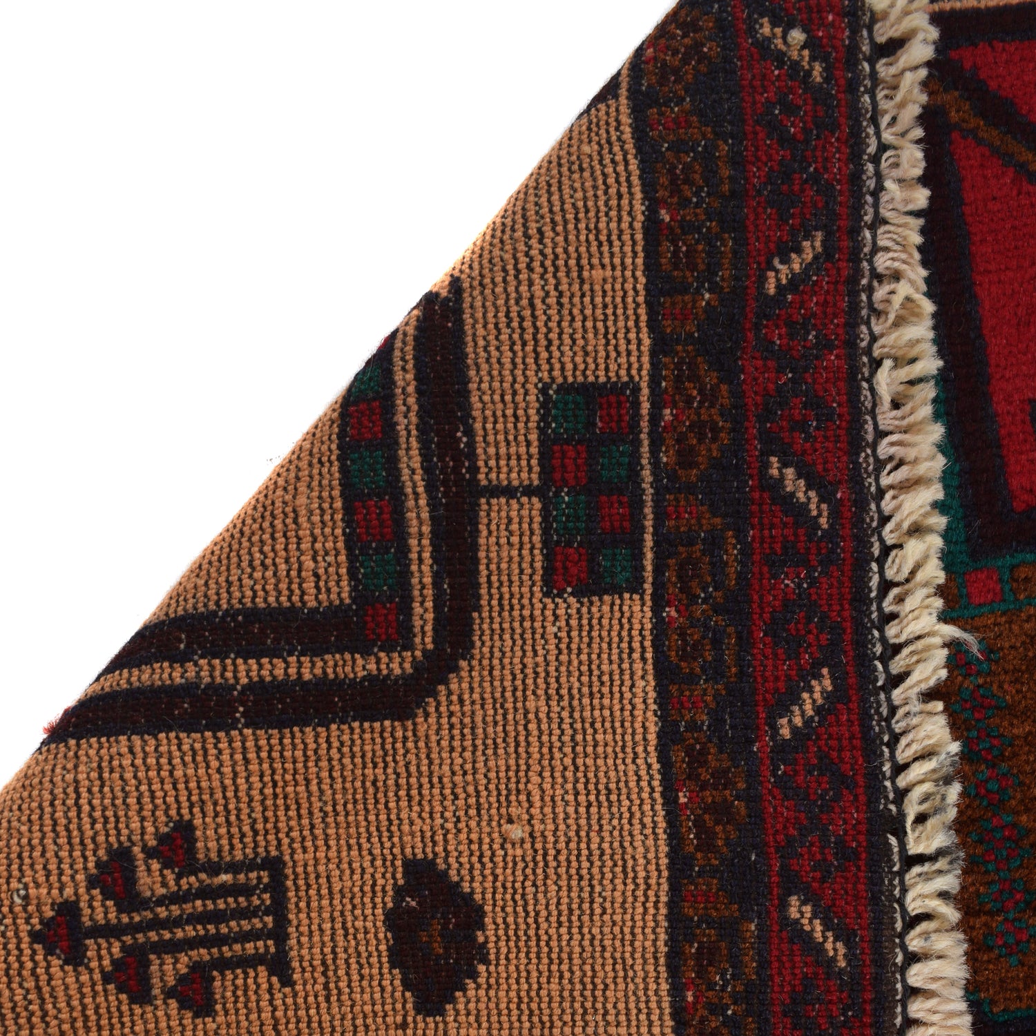 Beige Color Baluchi Rug 2' 11" x 4' 9" ft / 90 x 146 cm - No. G24838