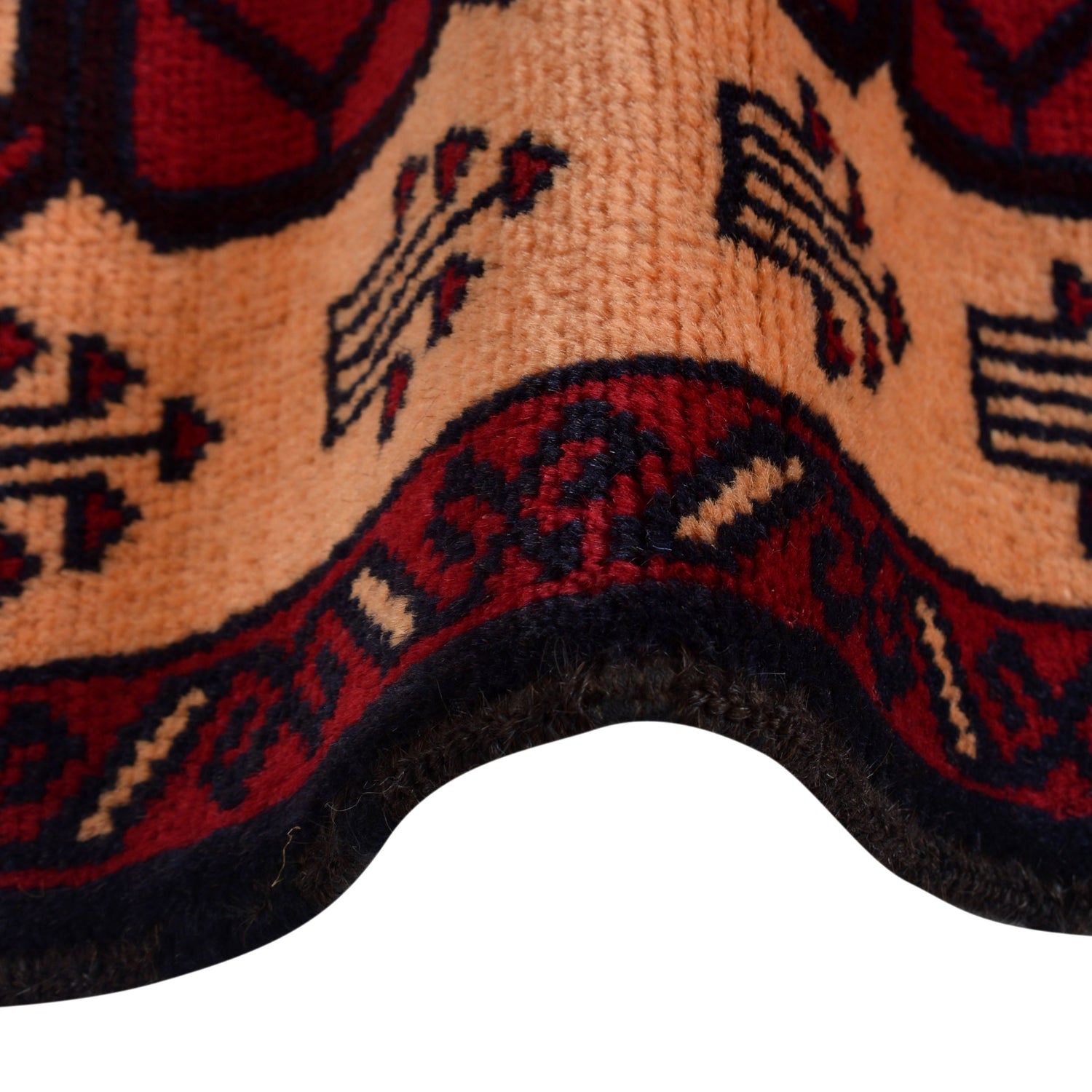 Beige Color Baluchi Rug 2' 11" x 4' 9" ft / 90 x 146 cm - No. G24838