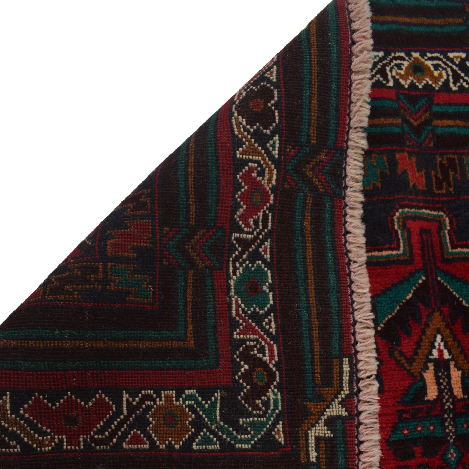 Handmade Baluchi Rug 3' 11" x 6' 3" ft / 120 x 190 cm - No. G24847