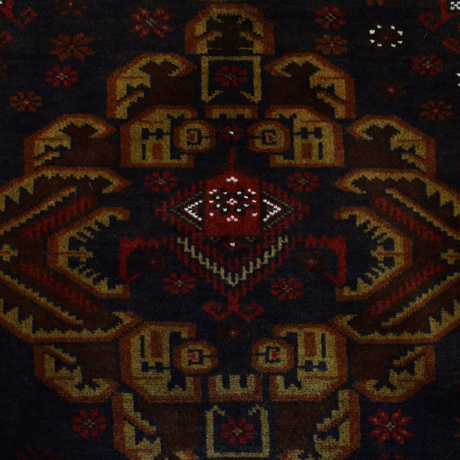 Tribal Baloch Rug 4' 7" x 6' 10" ft / 139 x 208 cm - No. G24848