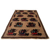 Handmade Afghan War Area Rug 6' 4" x 9' 4" ft / 192 x 285 cm - No. G24865