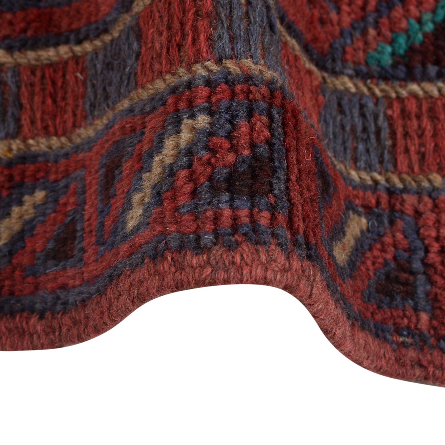 Handmade Afghan Runner Rug 2' 1" x 8' 0" ft / 63 x 244 cm - No. G24888