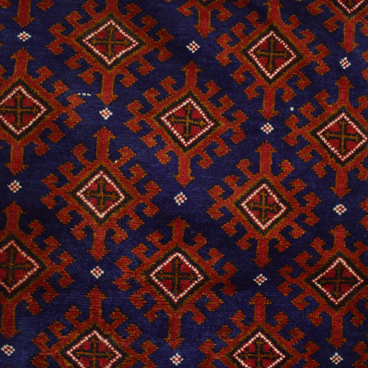 Hand Knotted Baluchi Rug 4' 1" x 6' 1" ft / 125 x 185 cm - No. G24893