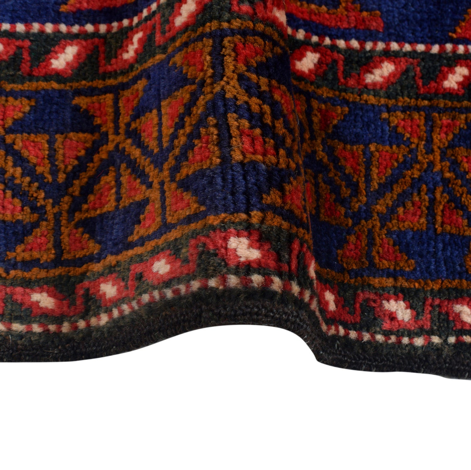 Hand Knotted Baluchi Rug 4' 1" x 6' 1" ft / 125 x 185 cm - No. G24893