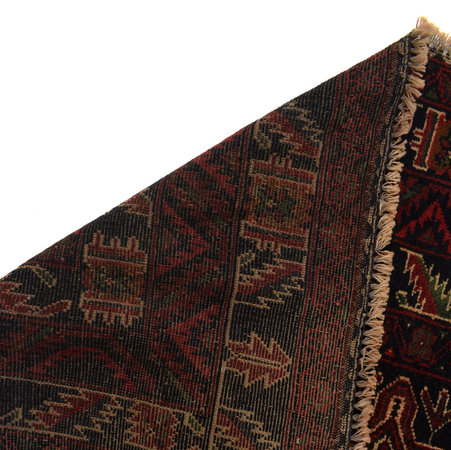 Hand Knotted Baluchi Rug 3' 11" x 5' 3" ft / 120 x 161 cm - No. G24894