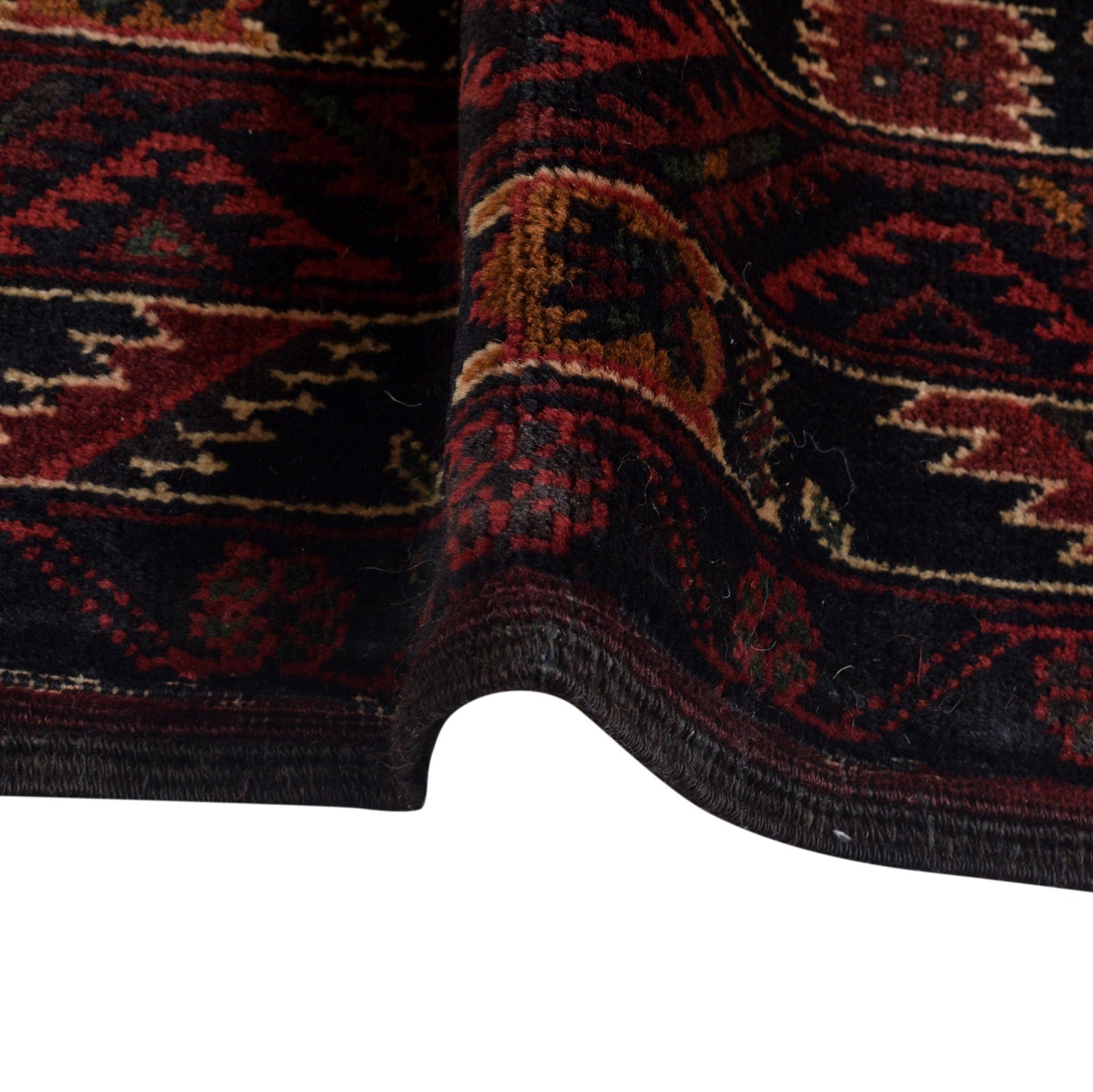 Hand Knotted Baluchi Rug 3' 11" x 5' 3" ft / 120 x 161 cm - No. G24894