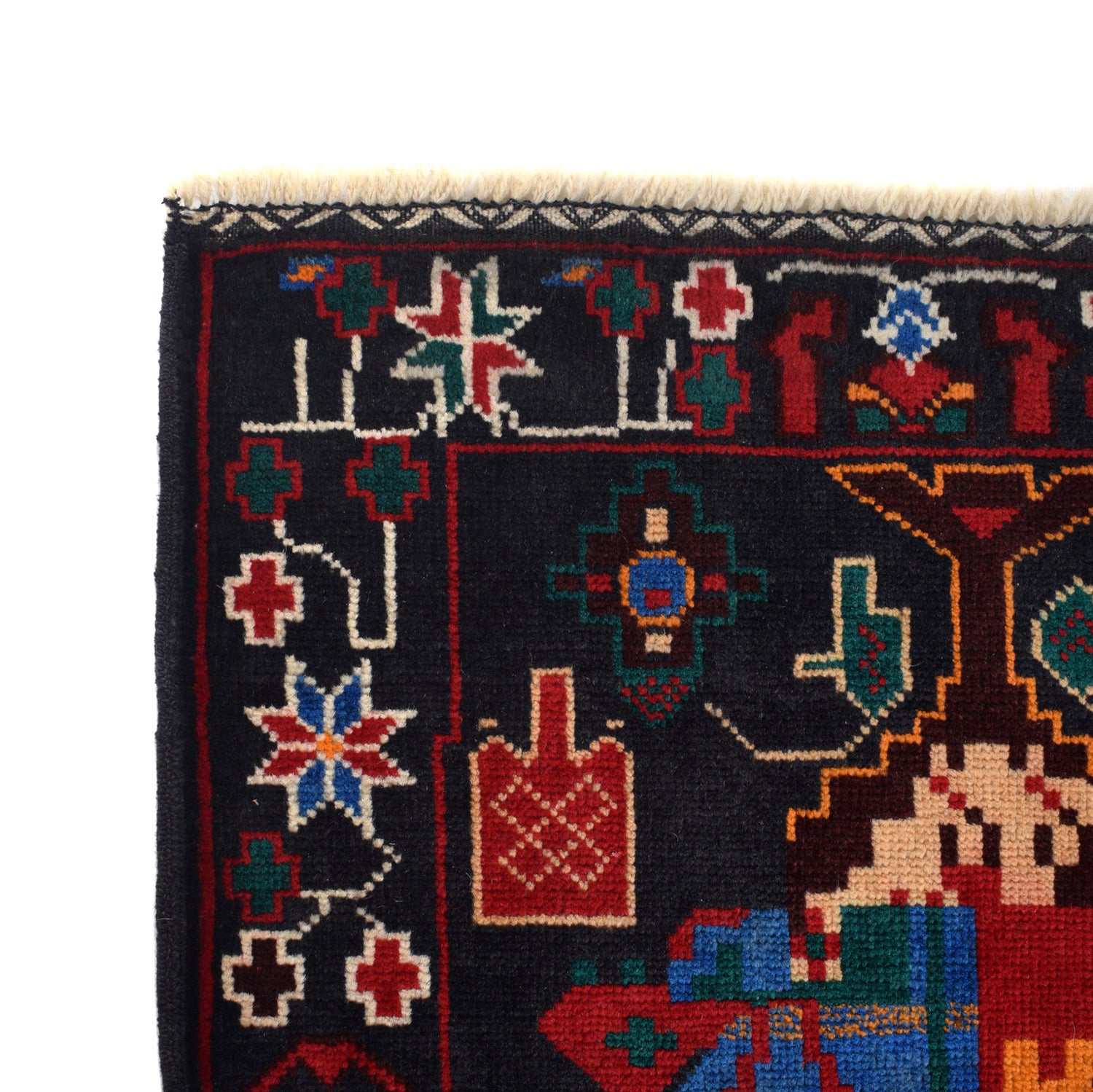 Handmade Balochi Rug 3' 0" x 4' 9" ft / 92 x 145 cm - No. G24896