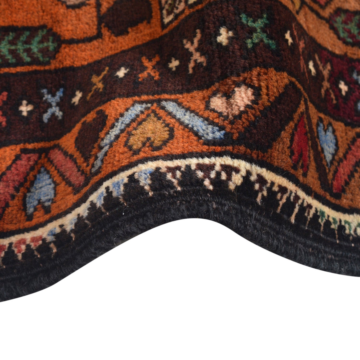 Brown Color Baluchi Rug 2' 10" x 4' 0" ft / 86 x 122 cm - No. G24903