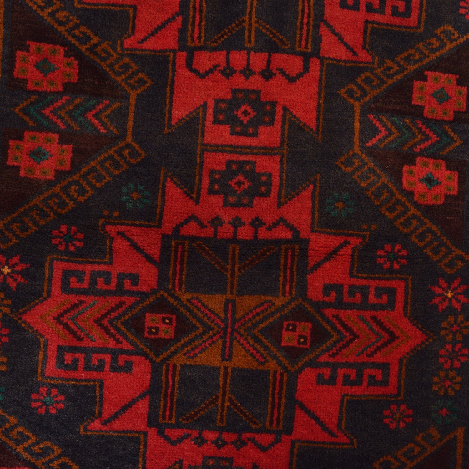 Baluch Small Size Rug 3' 0" x 4' 7" ft / 91 x 139 cm - No. G24907