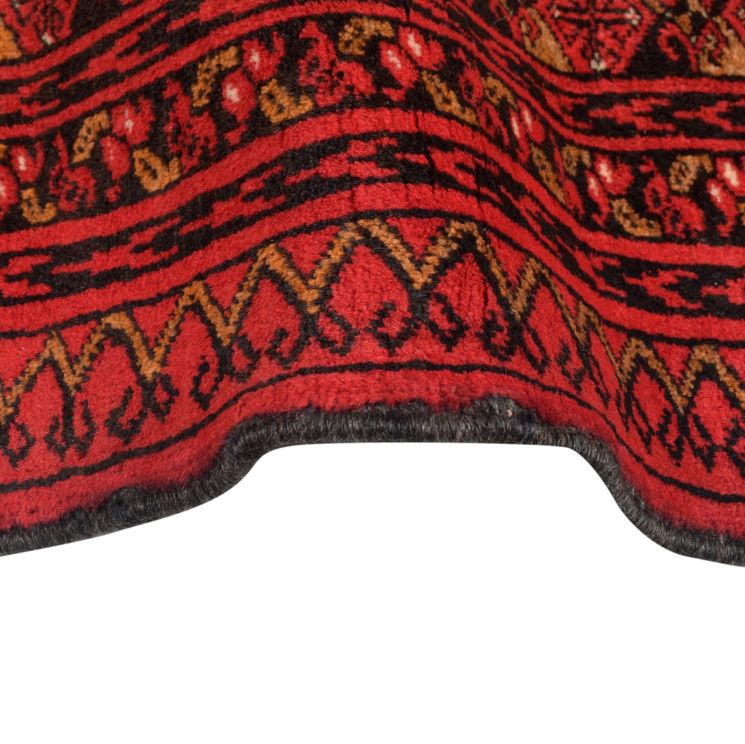 Firebrick Bokhara Rug 4' 1" x 5' 7" ft / 124 x 171 cm - No. G24927