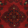 Red Color Afghan Area Runner Rug 2' 9" x 6' 6" ft / 84 x 198 cm - No. G24936