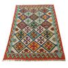 Hand Knotted Flatweave Kilim 3' 5" x 5' 3" ft / 105 x 161 cm - No. G24993