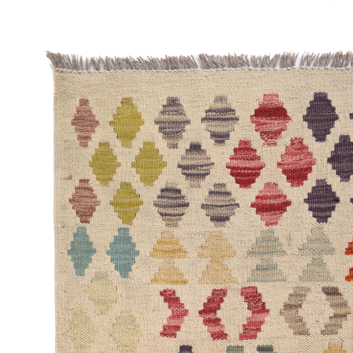 Handmade Turkish Design Wool Kilim 8' 6" x 11' 6" ft / 258 x 350 cm - No. G25076