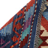 Colorful Flat-Weave Wool Kilim Runner 1' 9" x 4' 9" ft / 53 x145 cm - No. G25181