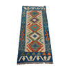 Handmade Vegetable Kelim Runner 1' 8" x 4' 5" ft / 52 x135 cm - No. G25185