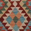 Handmade Turkish Design Wool Kilim Runner 1' 8" x 5' 2" ft / 51 x158 cm - No. G25195