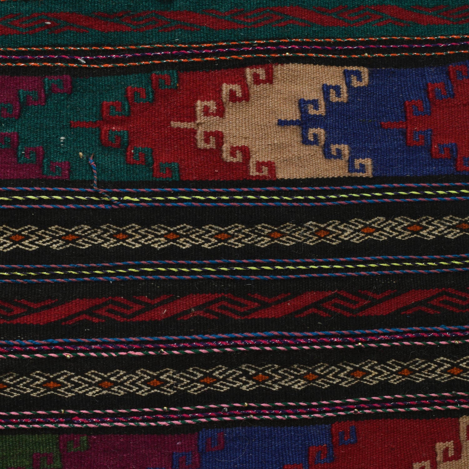 Flatweave Table Sheet Runner 2' 1" x 5' 10" ft / 63 x 146 cm - No. G25222