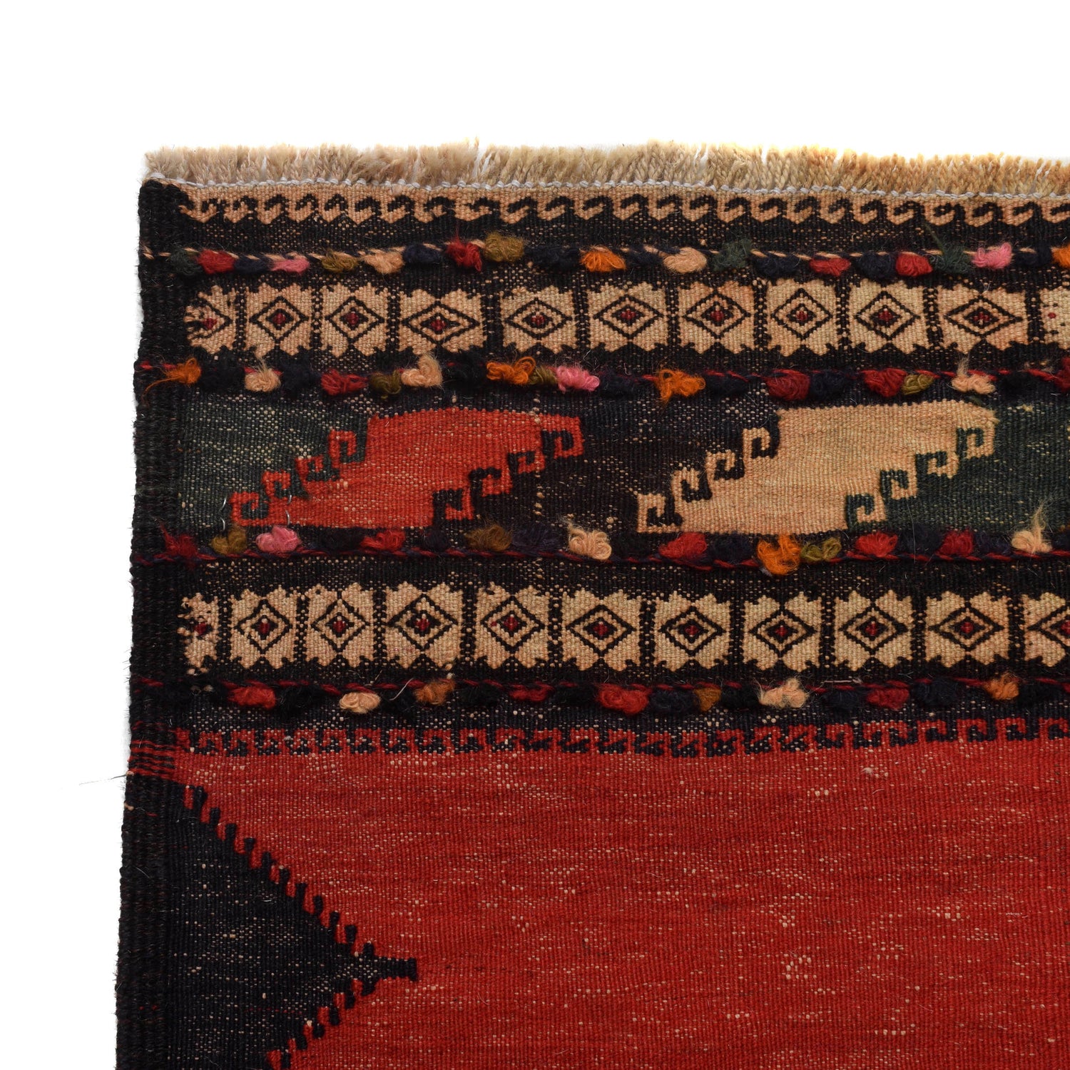 Handmade Table Sheet Kilim Runner 2' 0" x 5' 10" ft / 61 x 178 cm - No. G25223